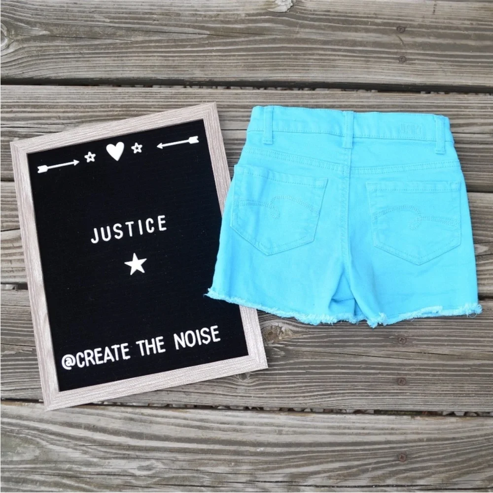 JUSTICE Denim cutoffs